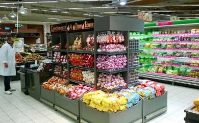 PLV en supermarché